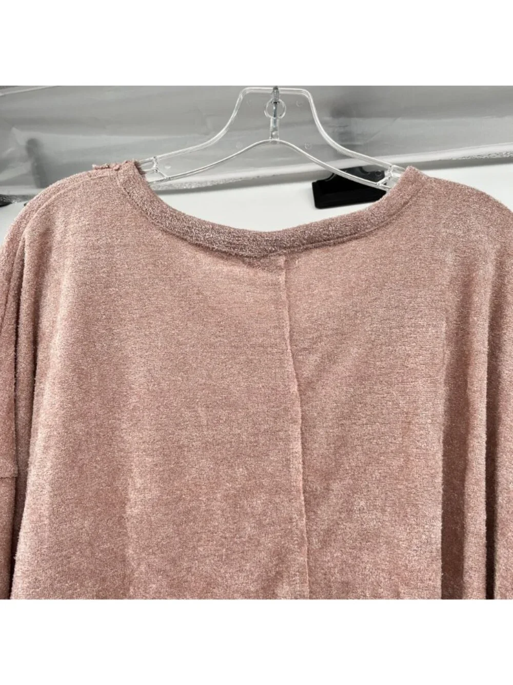 Maurices Womens Pink/Silver Glitter Sweater Embroidered Size 2X